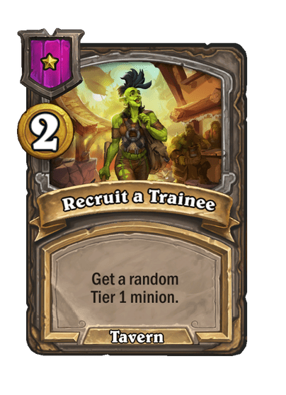 Recruit a Trainee