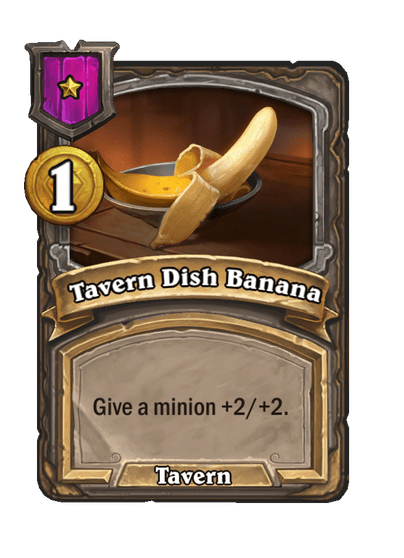 Tavern Dish Banana