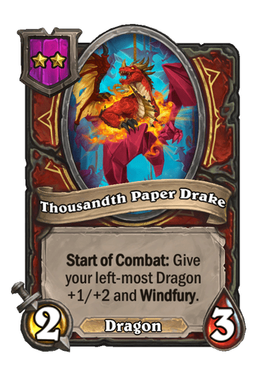 Thousandth Paper Drake