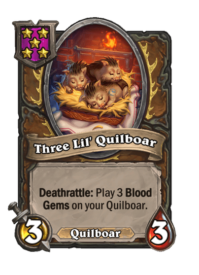 Three Lil' Quilboar